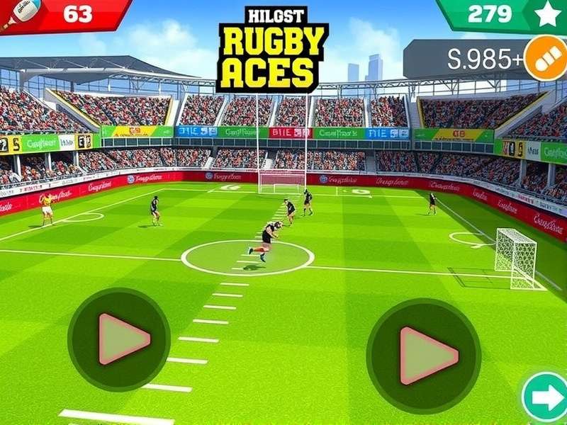 Rugby Aces Heroes Game Screenshot